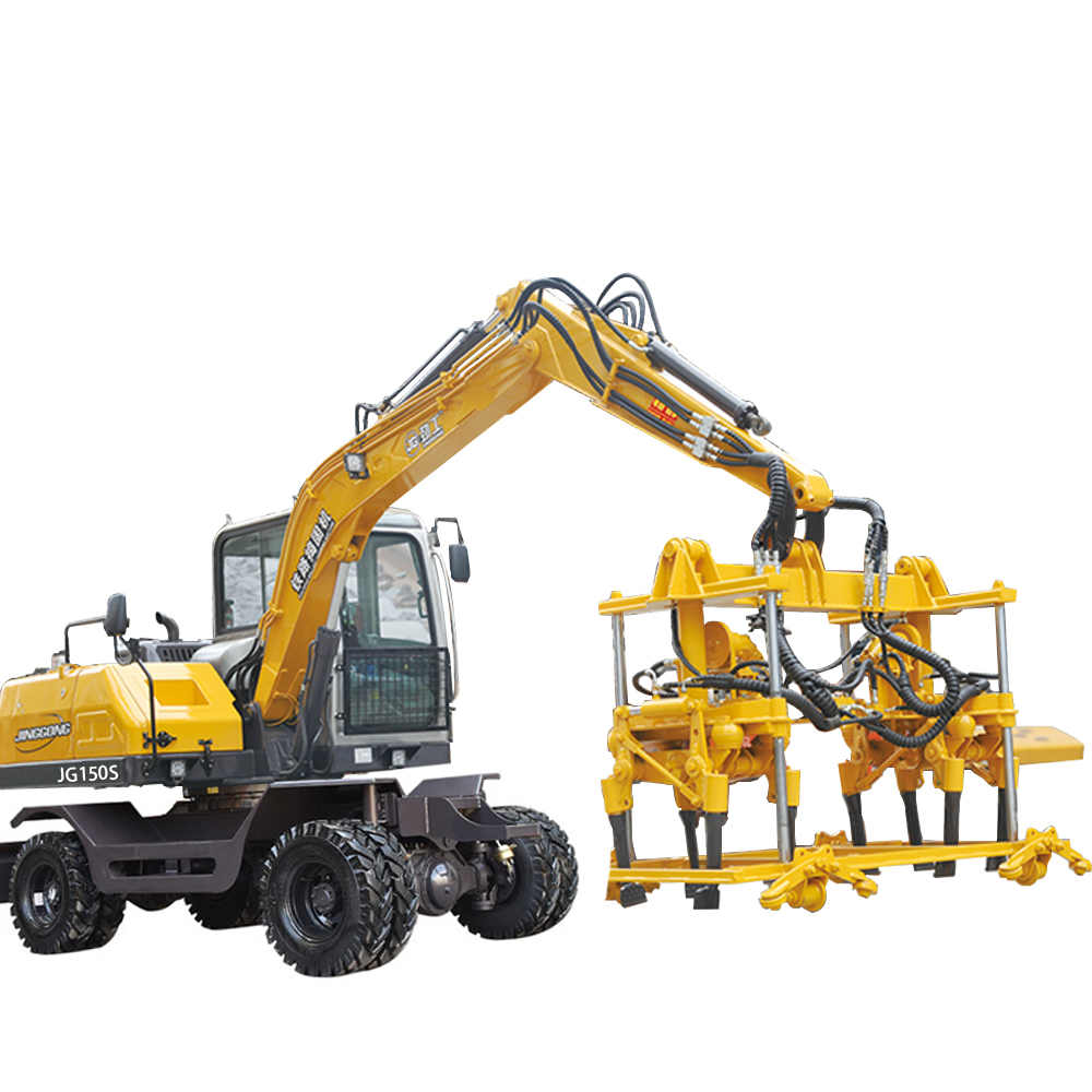 เกี่ยวกับ: JG150S - รถขุดบดอัดรางรถไฟแบบสองหัว